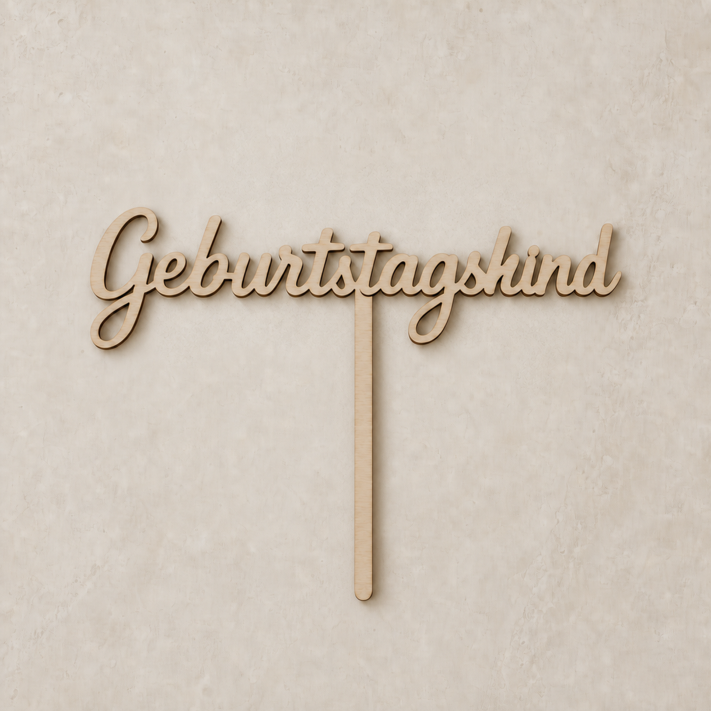 Geburtstagskind Cake Topper - Holz