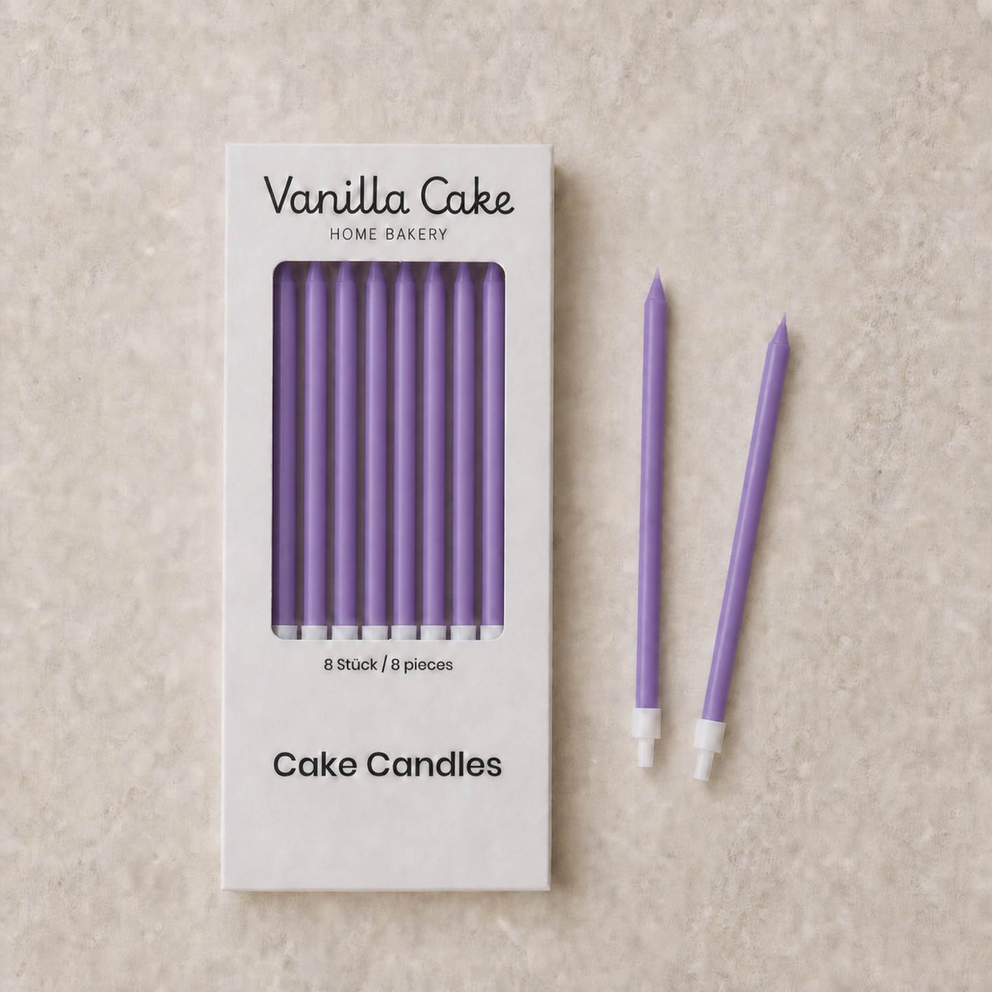 Cake Candles - Lavender Purple