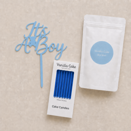 It's A Boy Styling Set - Sky Blue