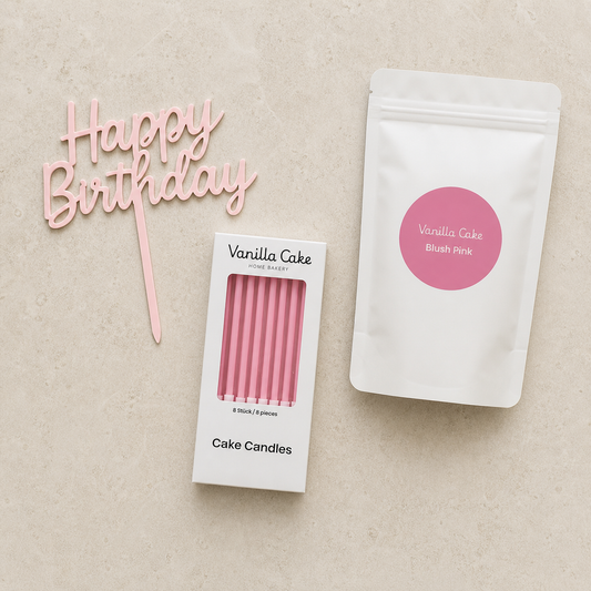 Happy Birthday Styling Set - Blush Pink